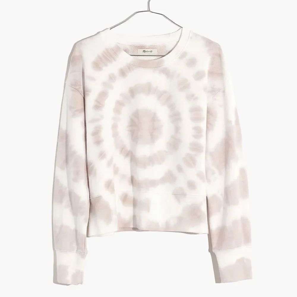 Madewell Tie-Dye Crop Sweatshirt